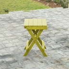 San Juan Fully Assembled All-Weather Recycled HDPE Outdoor Folding Bistro table