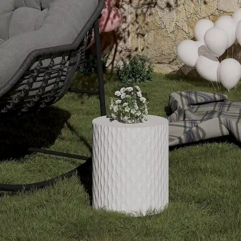 Round Outdoor Side Table