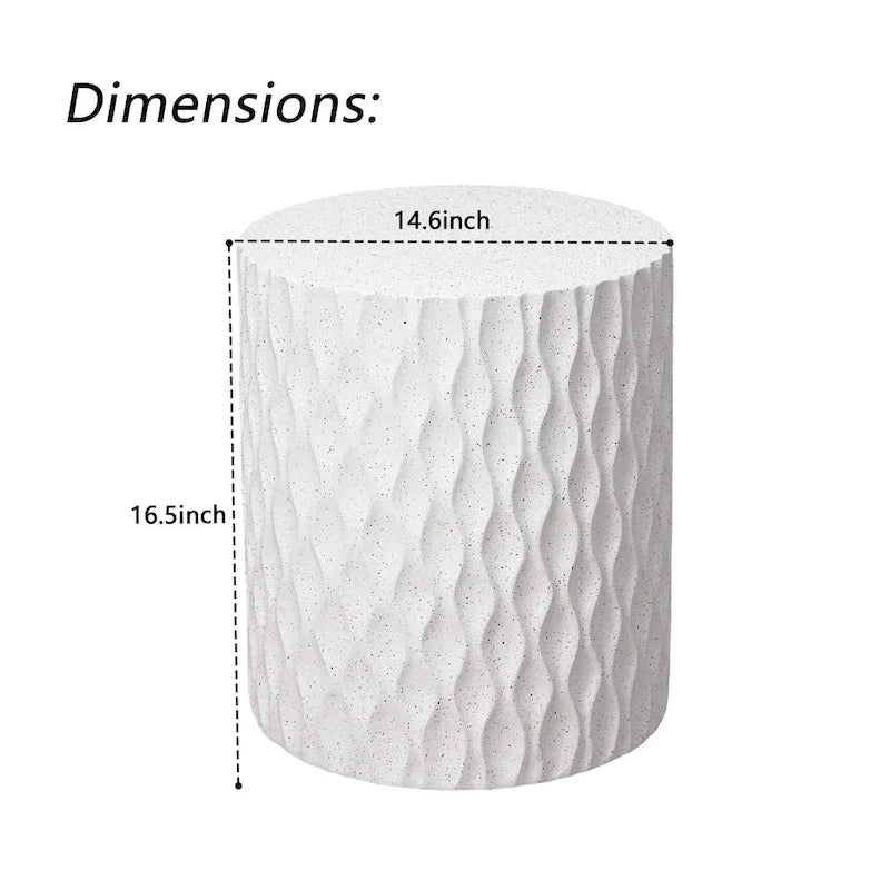 Round Outdoor Side Table