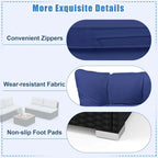 Costway 5 Piece Outdoor Furniture Set with Seat & Back Cushions Acacia - See Details