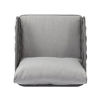 4 Piece Outdoor Conversation Furniture Set, Patio Rope Weaving Sofa Set with Waterproof Cushion and Coffee Tabl