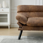 Living Room Sofa with thick cushion, Sofa Bed, Sleeper Sofa with Metal feet, Bedroom Furniture