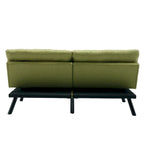 Living Room Sofa with thick cushion, Sofa Bed, Sleeper Sofa with Metal feet, Bedroom Furniture