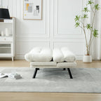 Living Room Sofa with thick cushion, Sofa Bed, Sleeper Sofa with Metal feet, Bedroom Furniture