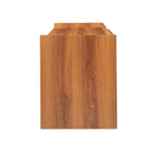 TV Stand with 4 Drawers, Charging Ports & LED Lighting – Walnut / Espresso / Black, Modern Style