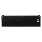 TV Stand with 4 Drawers, Charging Ports & LED Lighting – Walnut / Espresso / Black, Modern Style