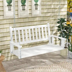 Costway 2-Person Wooden Outdoor Porch Swing Heavy Duty Patio Hanging - See Details