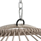 Rattan Egg Swing Chair  PE Wicker Hanging Chair For Garden, Patio & Outdoor Relaxation - 28.34in. W X40.50in.DX22.00in. H