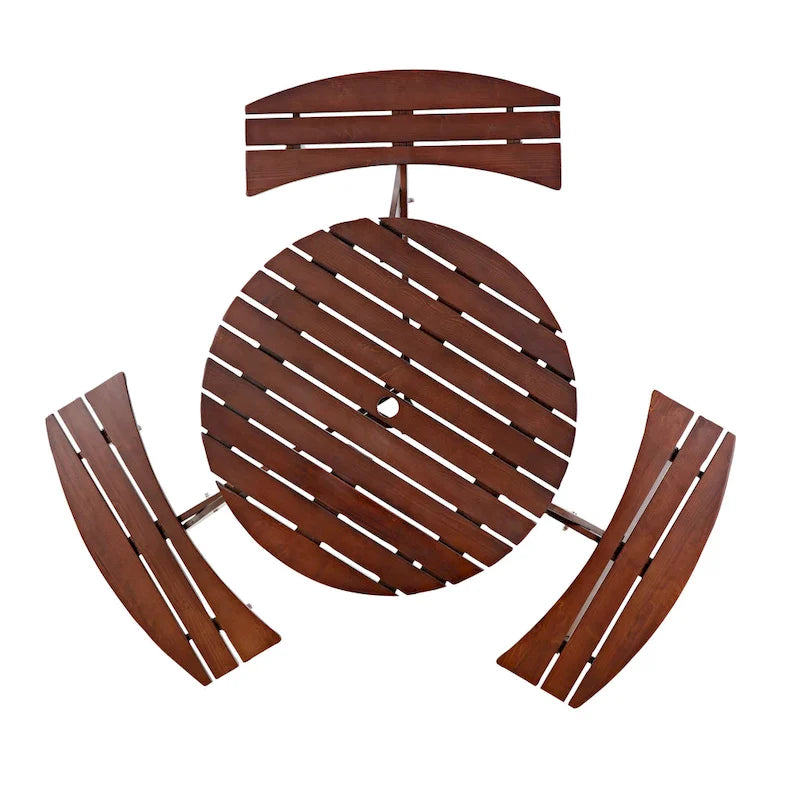 Outside Picnic Table Set with Benches for Garden,Backyard,Porch,Patio