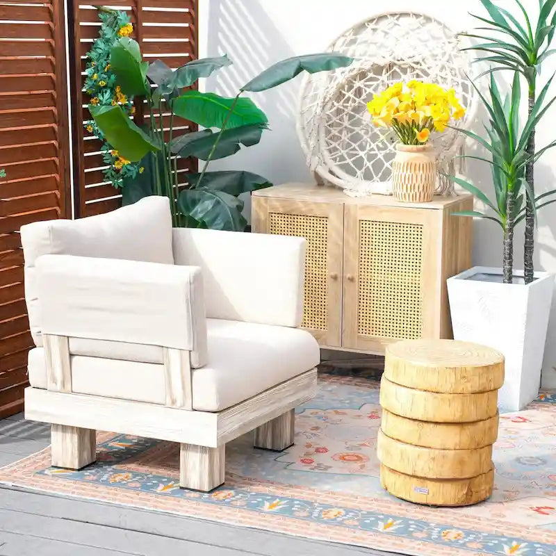 3-piece Aluminum Patio Sofa Set with Coffee Table