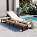 Patio Lounge Chair with 5-Position Adjustable Backrest