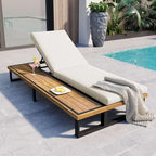 Patio Lounge Chair with 5-Position Adjustable Backrest