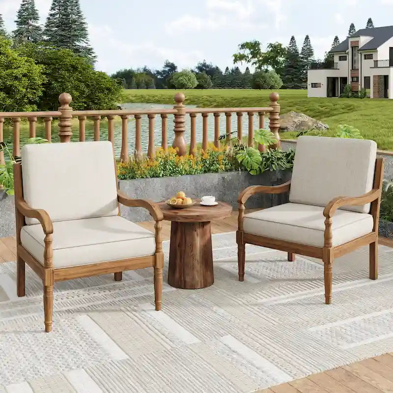 Christopher Knight Home- Jasie Acacia Wood Outdoor Club Chair
