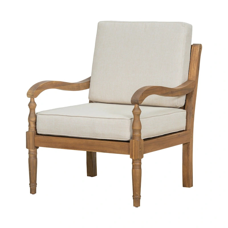 Christopher Knight Home- Jasie Acacia Wood Outdoor Club Chair