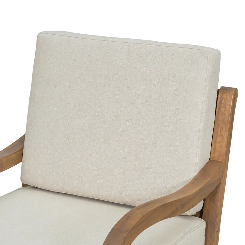 Christopher Knight Home- Jasie Acacia Wood Outdoor Club Chair