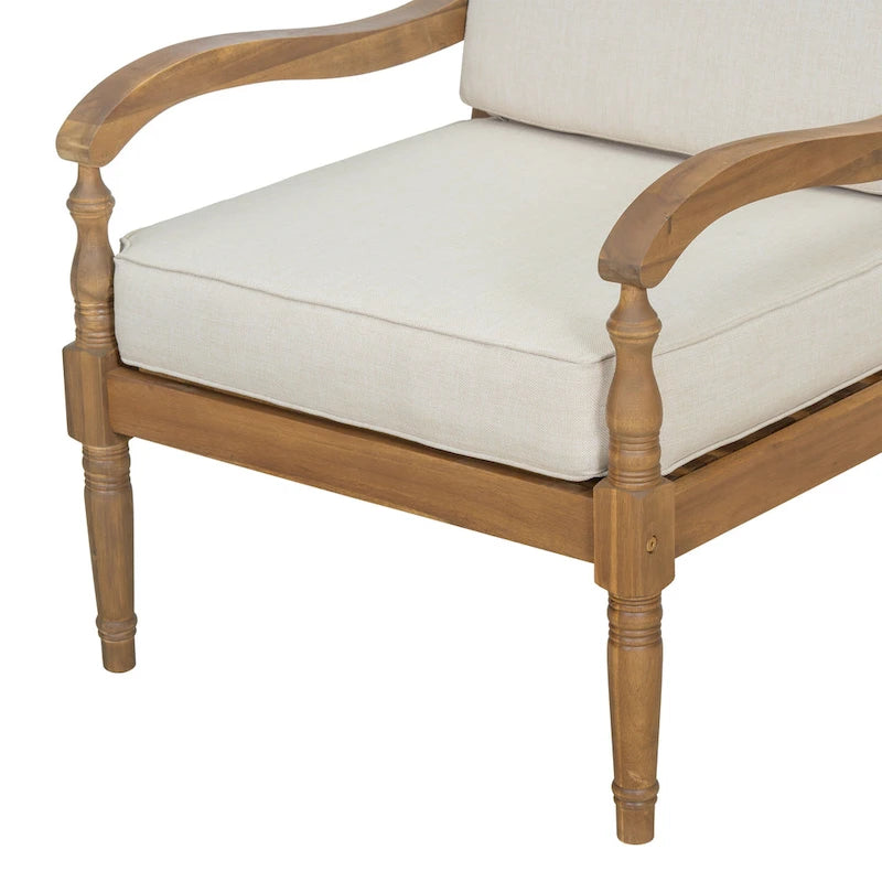 Christopher Knight Home- Jasie Acacia Wood Outdoor Club Chair