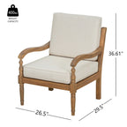 Christopher Knight Home- Jasie Acacia Wood Outdoor Club Chair