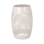 18 Inch Iron Side Table Southwest Mosaic Top Outdoor Patio Table