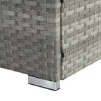 GDFStudio - Amelia Outdoor Chaise Lounge Chair Set of 2 with Adjustable Recline and Side Table for Poolside Relaxation