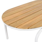 3 Pieces Outdoor Patio Chaise Lounges Chairs Set for Lawn Deck Beach, Conversation Sets Accent Arm Chairs with Acacia Side Table