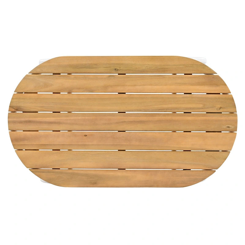 3 Pieces Outdoor Patio Chaise Lounges Chairs Set for Lawn Deck Beach, Conversation Sets Accent Arm Chairs with Acacia Side Table