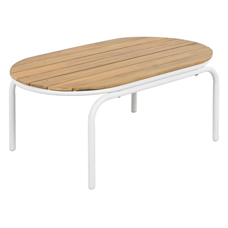 3 Pieces Outdoor Patio Chaise Lounges Chairs Set for Lawn Deck Beach, Conversation Sets Accent Arm Chairs with Acacia Side Table