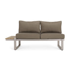 Roomfitters 5-Seater Outdoor Sofa Set, Weather-Resistant Cushioned Patio Seating, Modern Metal Frame