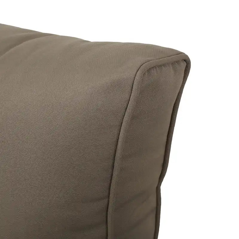 Roomfitters 5-Seater Outdoor Sofa Set, Weather-Resistant Cushioned Patio Seating, Modern Metal Frame