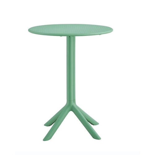 3-Piece Outdoor Bistro Set, 2 Stackable Chairs & 1 Table, Durable Resin Material for Balcony, Patio, Garden