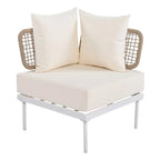 8-Piece Patio Sectional Sofa Set with Coffee Table