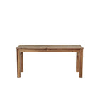 Acacia Wood Outdoor Table and Chair Set with 4 Chairs and Bench, 6 Piece Patio Furniture Suitable for Patio 7 Pieces