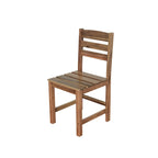 Acacia Wood Outdoor Table and Chair Set with 4 Chairs and Bench, 6 Piece Patio Furniture Suitable for Patio 7 Pieces