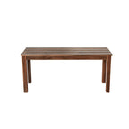 Acacia Wood Outdoor Table and Chair Set with 4 Chairs and Bench, 6 Piece Patio Furniture Suitable for Patio 7 Pieces