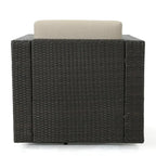 Comfortable and Flexible Outdoor Swivel Patio Chair with Cushions