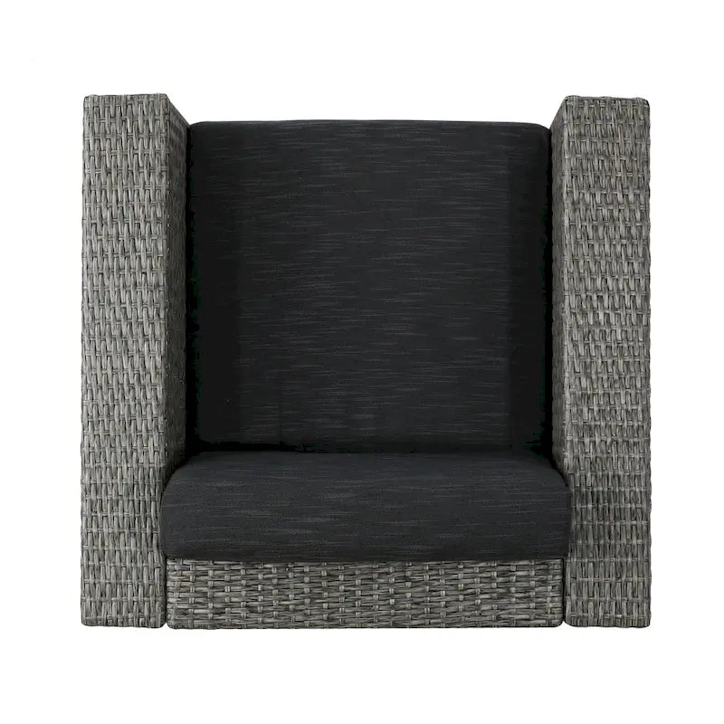 Comfortable and Flexible Outdoor Swivel Patio Chair with Cushions