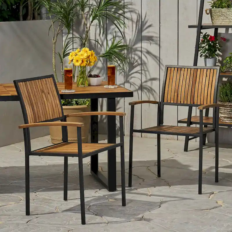 Wood and Metal chair