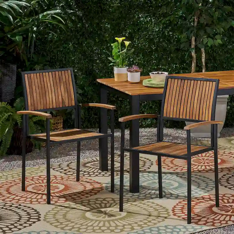 Wood and Metal chair