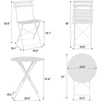 Outdoor Patio Table and Chairs Set for Apartments Porch Pool