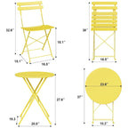Outdoor Patio Table and Chairs Set for Apartments Porch Pool