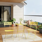 Outdoor Patio Table and Chairs Set for Apartments Porch Pool