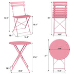 Outdoor Patio Table and Chairs Set for Apartments Porch Pool