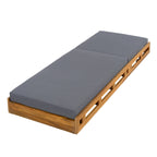 Christopher Knight Home -Johnson Outdoor Acacia Chaise Lounge Set