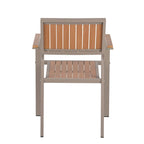 7-Piece Outdoor Extendable Dining Set with Extendable Table and 6 Armrest Chair