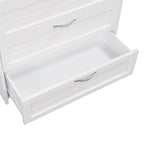 Twin Low Loft Bed with Storage Cabinets, Shelves & Ladder – White / Gray / Espresso, Pine Wood, Single