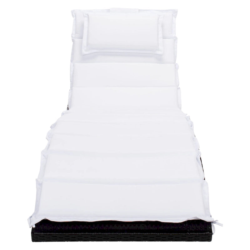 SAFAVIEH Outdoor Nihada Chaise Sun Lounger - 79Wx25Dx14H