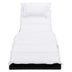 SAFAVIEH Outdoor Nihada Chaise Sun Lounger - 79Wx25Dx14H