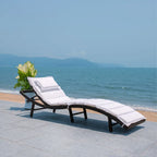 SAFAVIEH Outdoor Nihada Chaise Sun Lounger - 79Wx25Dx14H
