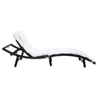 SAFAVIEH Outdoor Nihada Chaise Sun Lounger - 79Wx25Dx14H