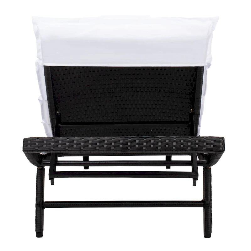 SAFAVIEH Outdoor Nihada Chaise Sun Lounger - 79Wx25Dx14H