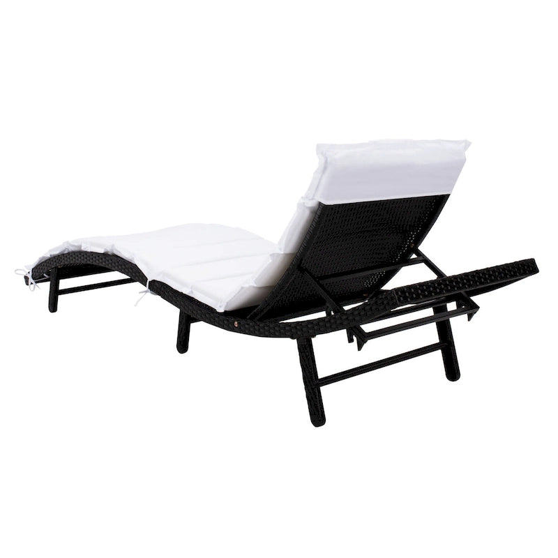 SAFAVIEH Outdoor Nihada Chaise Sun Lounger - 79Wx25Dx14H